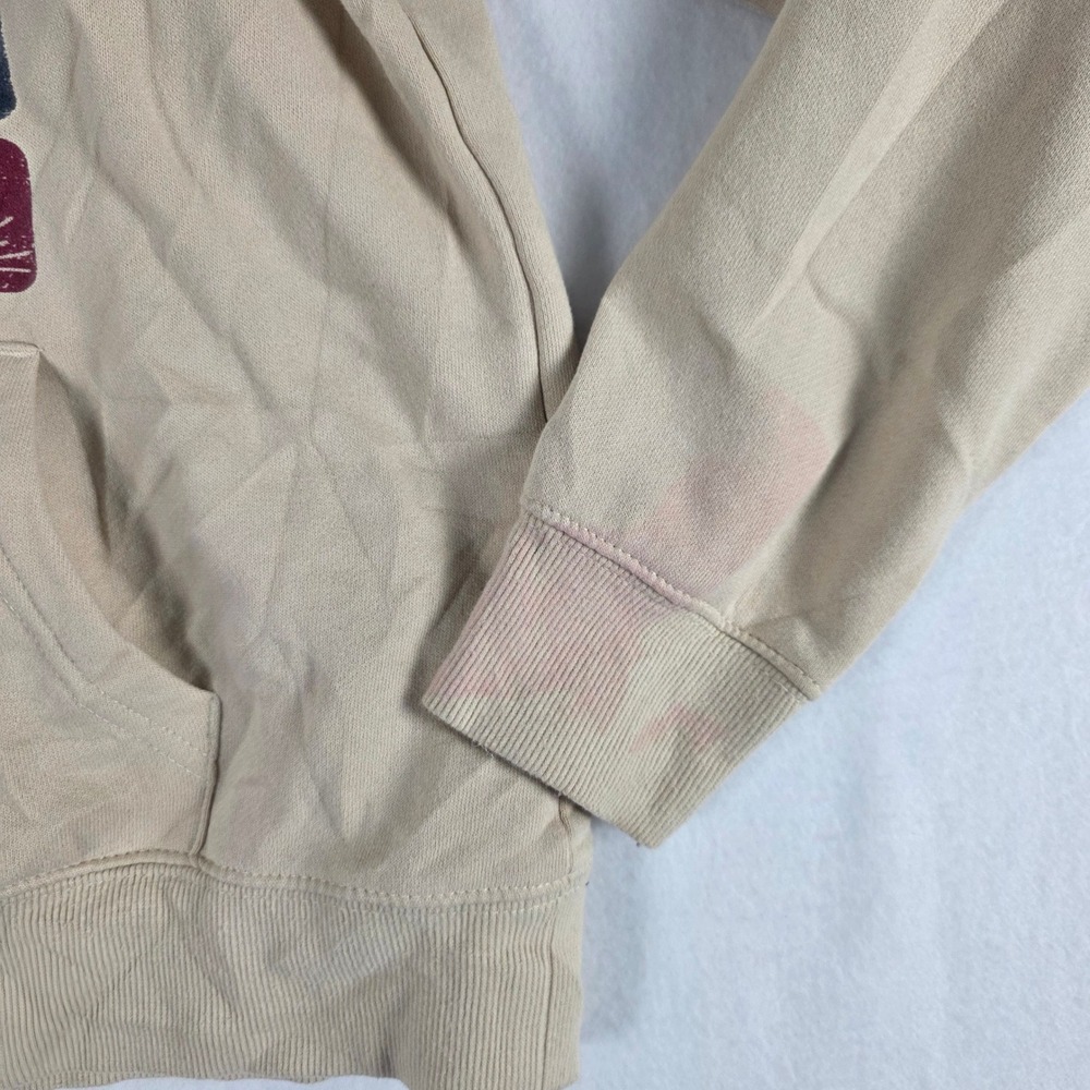 Ariat Kid's Western Graphic Beige Fleece Pullover Hoodie Size Youth L/12 - Picture 3 of 8